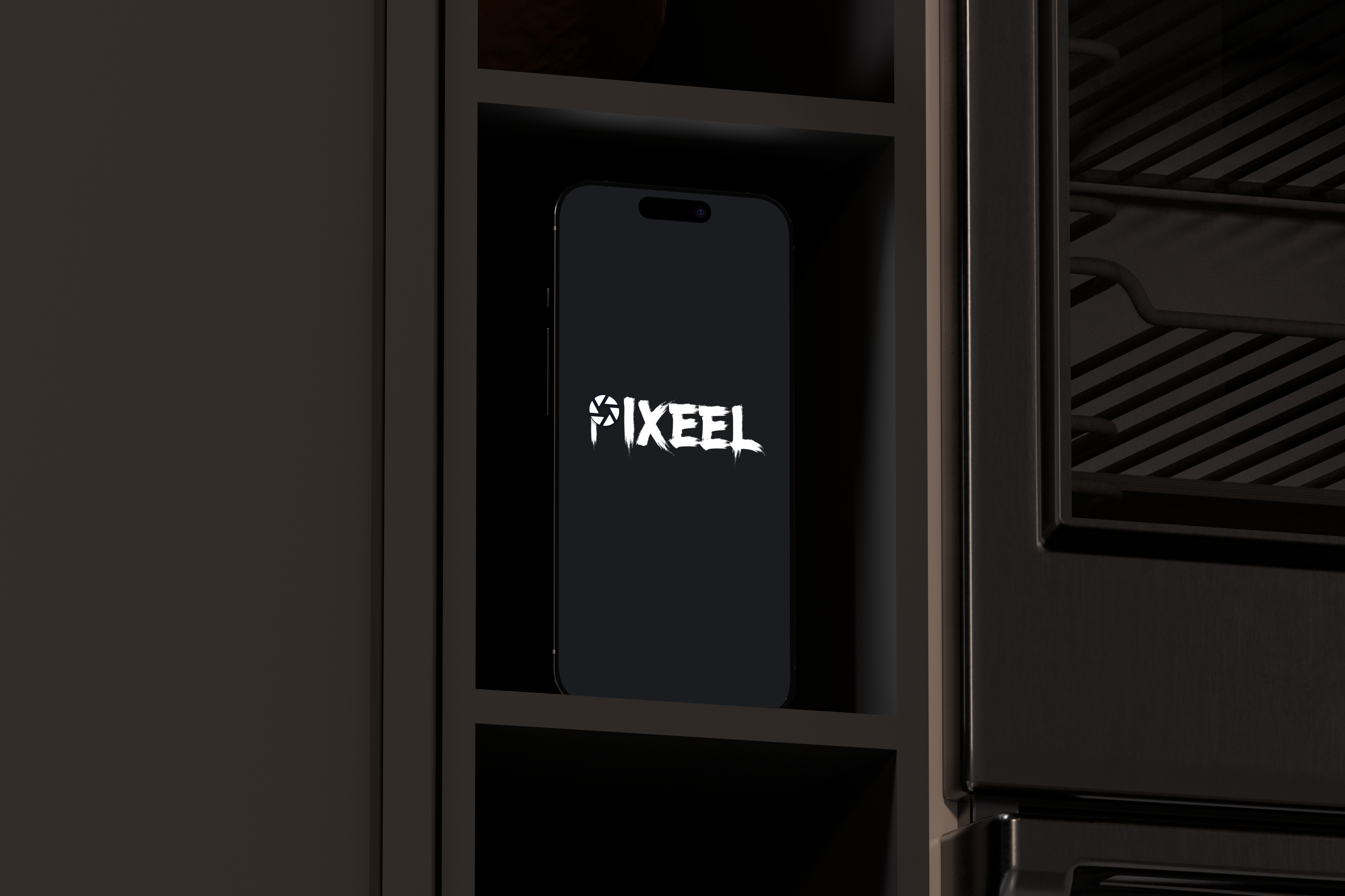 Pixeel project cover showing product mockup